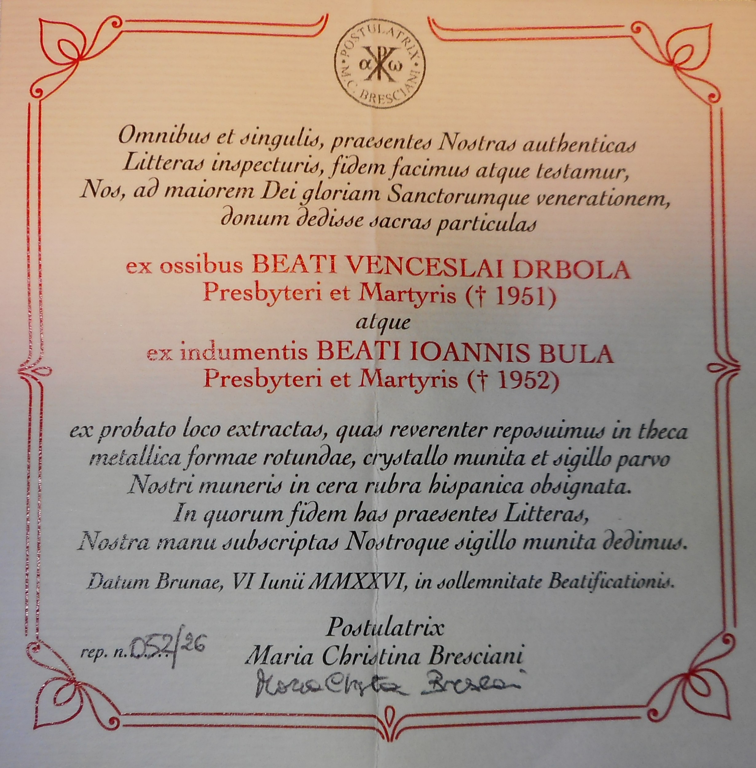 OSTATKY BL. VÁCLAVA DRBOLY A BL. JANA BULY 2026   .JPG